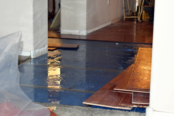 Professional Emergency Water Damage Restoration technician working in Myerstown, PA